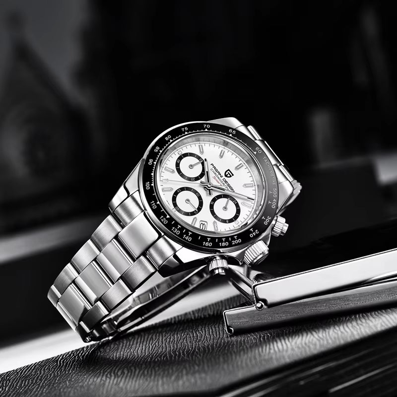 2024 New Men'S Watches Quartz Business Watch Mens Watches Top Brand Luxury Watch Men Chronograph VK63 Reloj Hombre