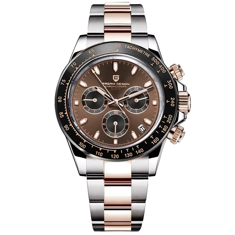 2024 New Men'S Watches Quartz Business Watch Mens Watches Top Brand Luxury Watch Men Chronograph VK63 Reloj Hombre