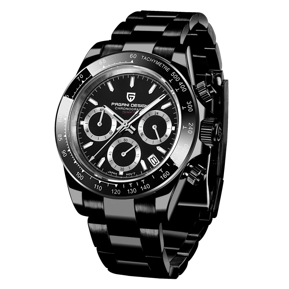 2024 New Men'S Watches Quartz Business Watch Mens Watches Top Brand Luxury Watch Men Chronograph VK63 Reloj Hombre