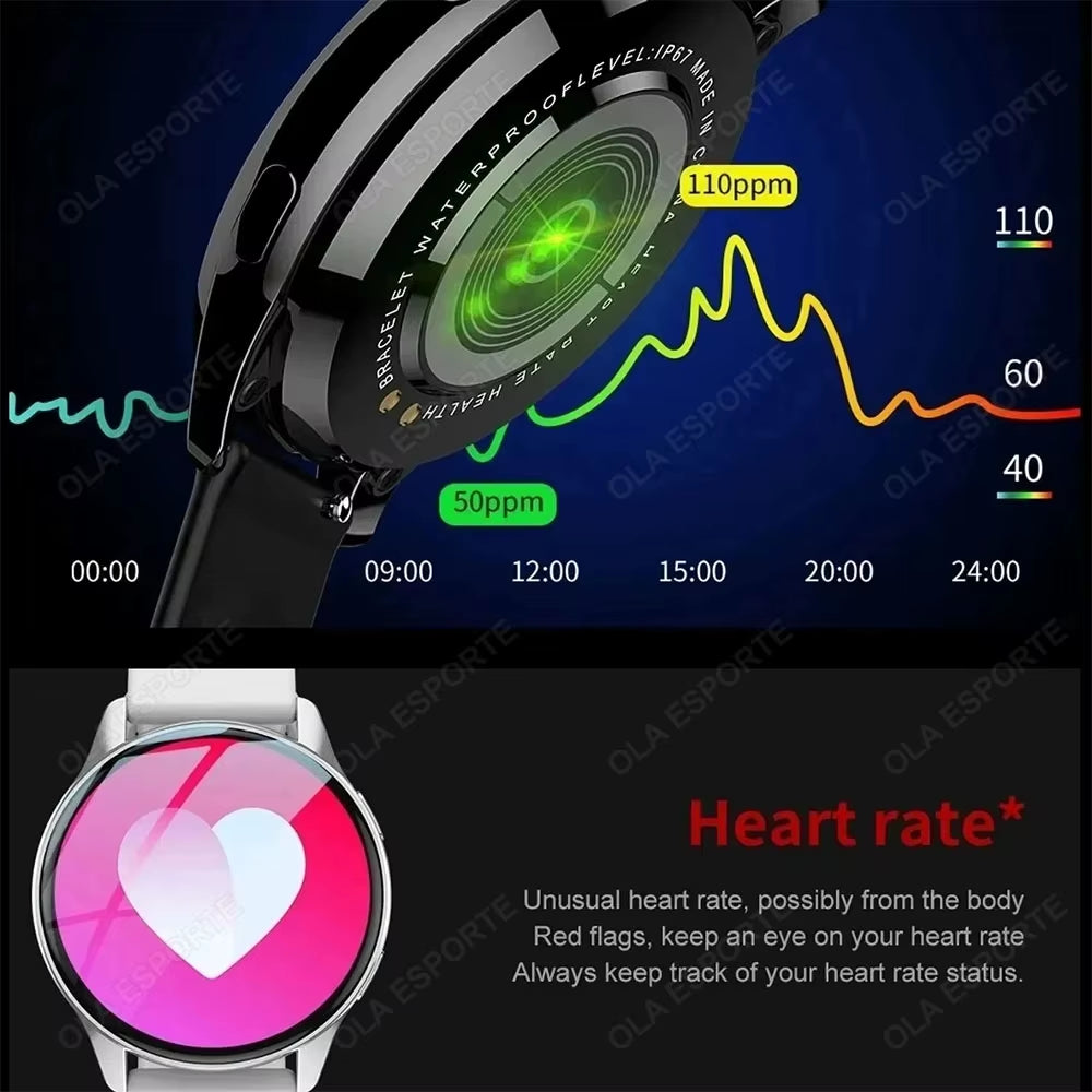 For Samsung Galaxy Gt1 Smartwatch GPS Fitness Tracker Watch 6 Bluetooth Call Watches for Man Heart Rate Monitor Watch Men Women